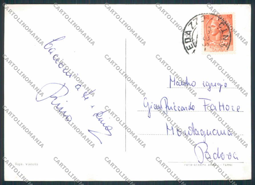 Trento Predazzo Vedutine foto FG cartolina BB9933 – retro