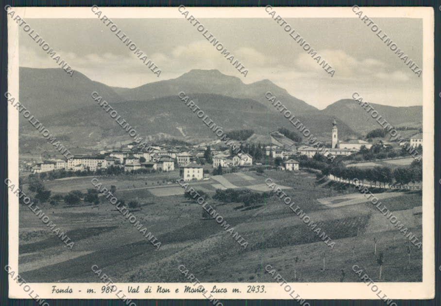 Trento Fondo Val di Non FG cartolina BB9940 – fronte