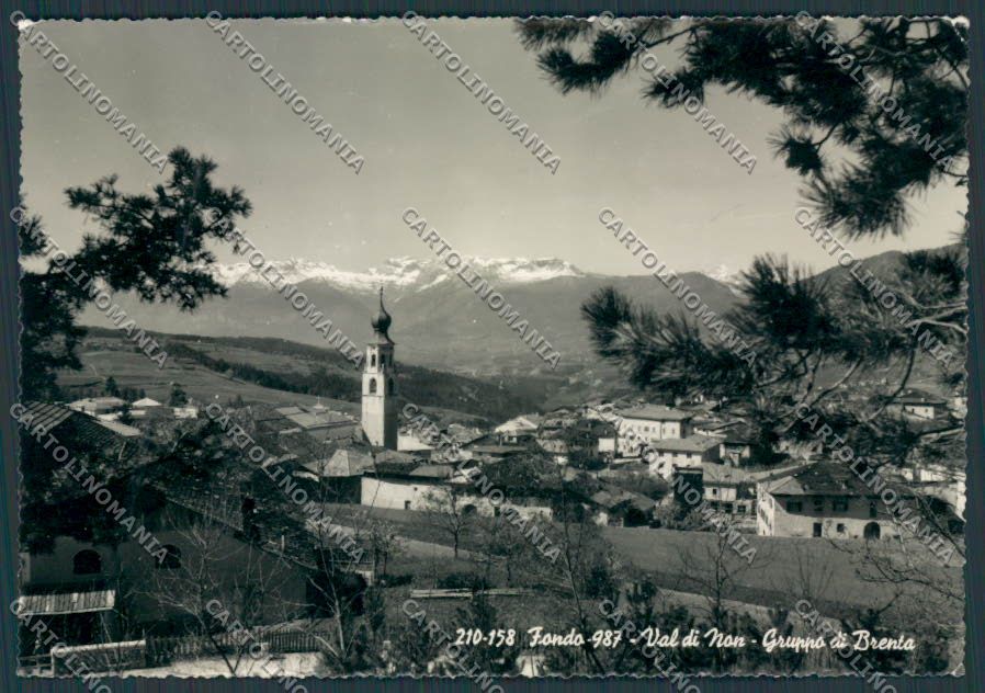 Trento Fondo Val di Non foto FG cartolina BB9941 – fronte