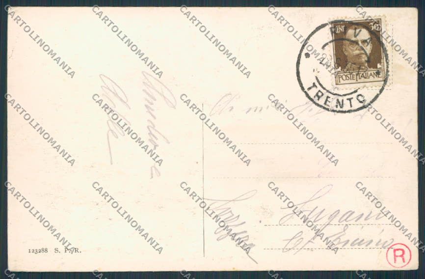 Trento Riva del Garda Panorama cartolina BB9950 – retro