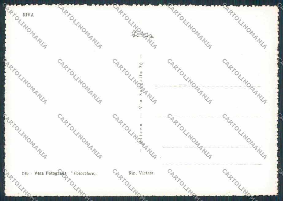 Trento Riva del Garda foto FG cartolina BB9963 – retro