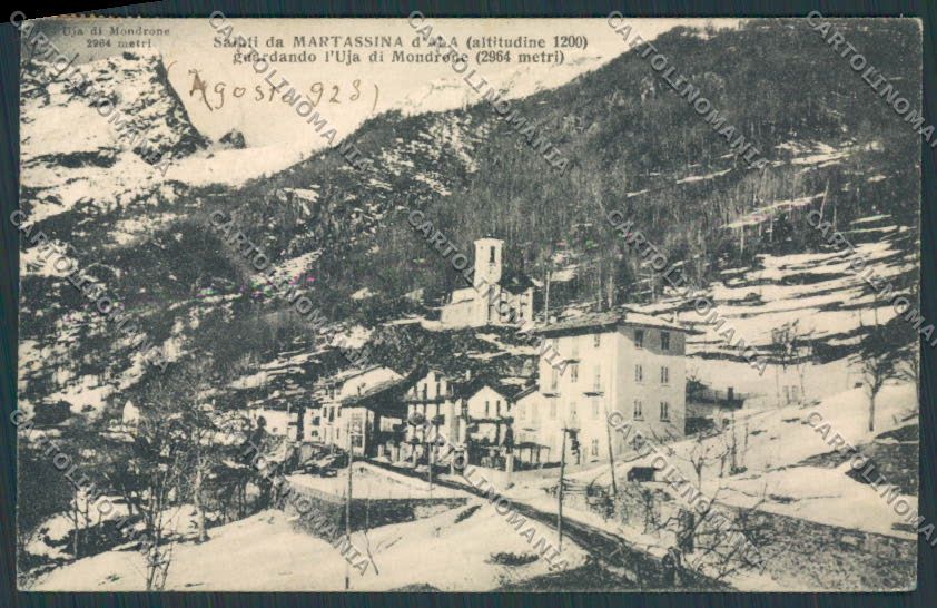 Torino Martassina d'Ala cartolina BB9980 – fronte