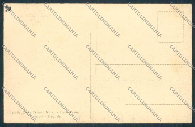 Trento Pieve Tesino cartolina BB9985 – retro