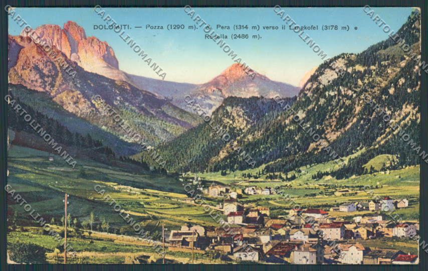 Trento Pozza Pera Panorama cartolina BB9993 – fronte