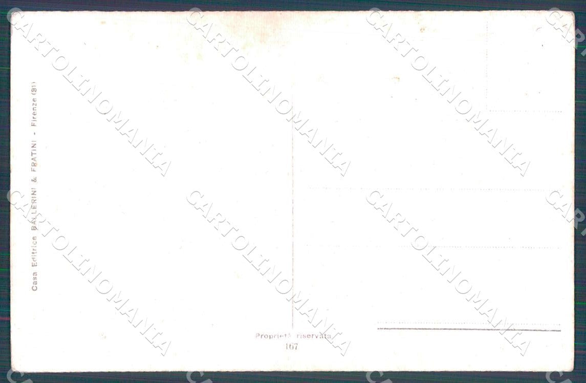 Artist Chiostri Art Deco Pierrot Mandolin serie 167 ABRADED postcard CT0054 – retro