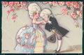 Artist Chiostri Art Deco Fashion Children Couple 176 postcard CT0073 – fronte