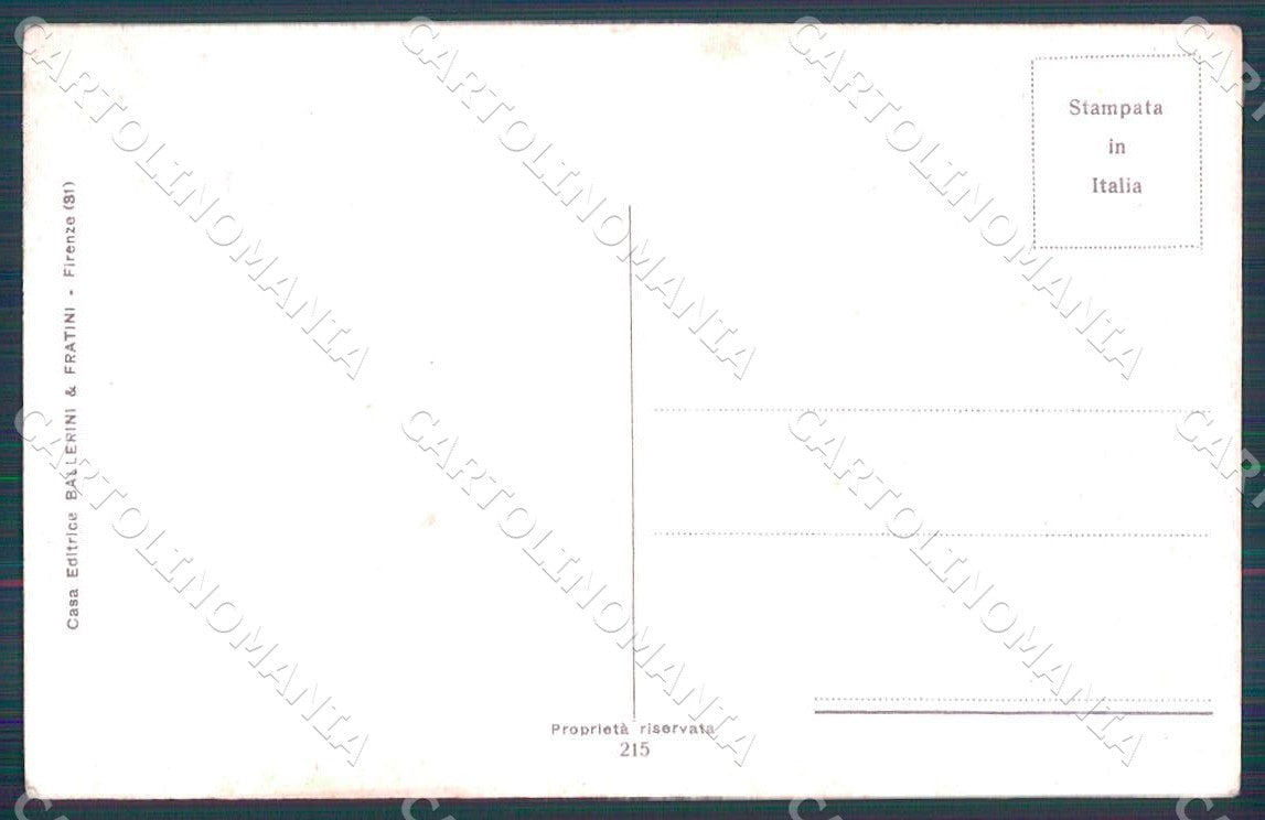 Artist Chiostri Art Deco Melancholic Pierrot 215 CORNER CREASE postcard CT0089 – retro