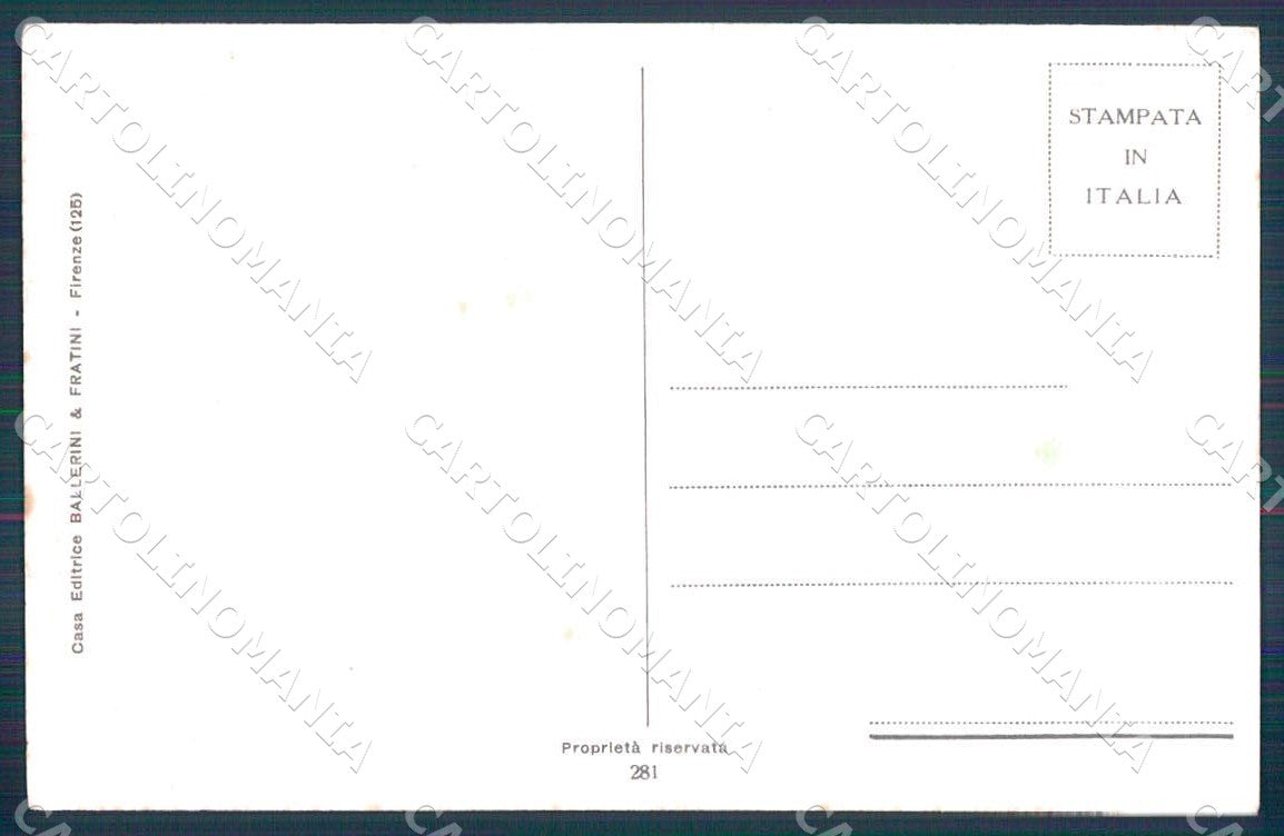 Artist Chiostri Art Deco Columbine Swan Paper Moon 281 postcard CT0134 – retro