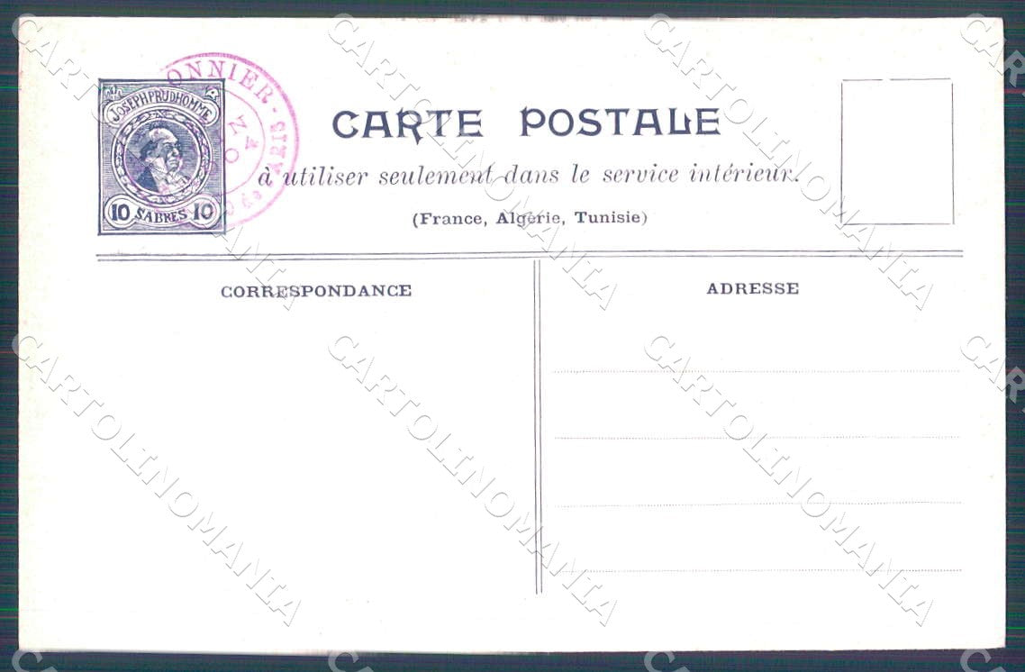 Artist Gala Henri Monnier Moquetaire Belon Dumas Le Mousticaire postcard CT0145 – retro