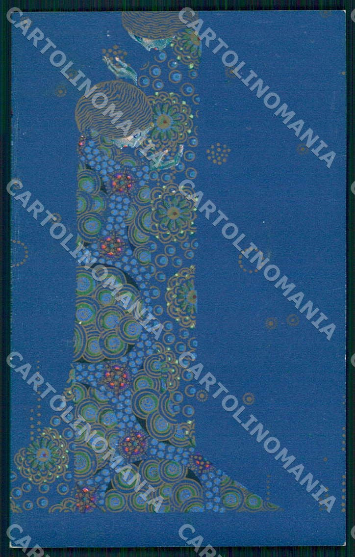 Artist Zecchin Smalti e Murrine serie X-1 Perle Art Nouveau postcard CT0171 – fronte