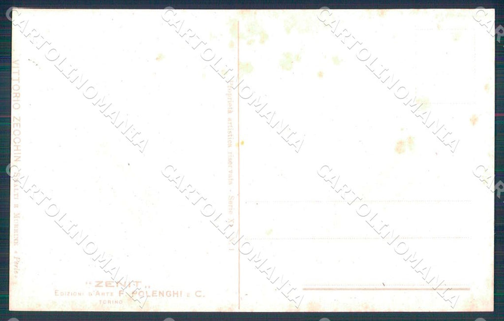 Artist Zecchin Smalti e Murrine serie X-1 Perle Art Nouveau postcard CT0171 – retro