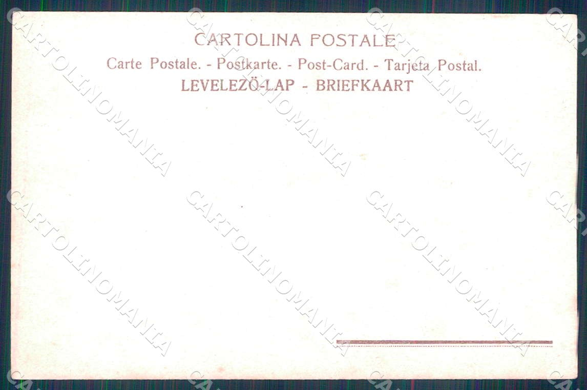 Artist Bosco E. I Lumi Lady Art Nouveau serie 443 postcard CT0181 – retro