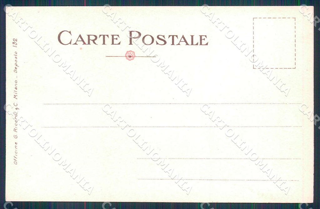 Artist Laskoff F. Dance Lady Art Nouveau Ricordi 132 postcard CT0192 – retro