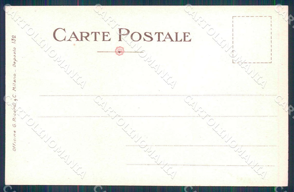 Artist Laskoff F. Dance Lady Art Nouveau Ricordi 132 postcard CT0192 – retro