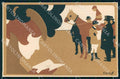 Artist Laskoff F. Horse Racing Lady Art Nouveau Ricordi 133 postcard CT0195 – fronte