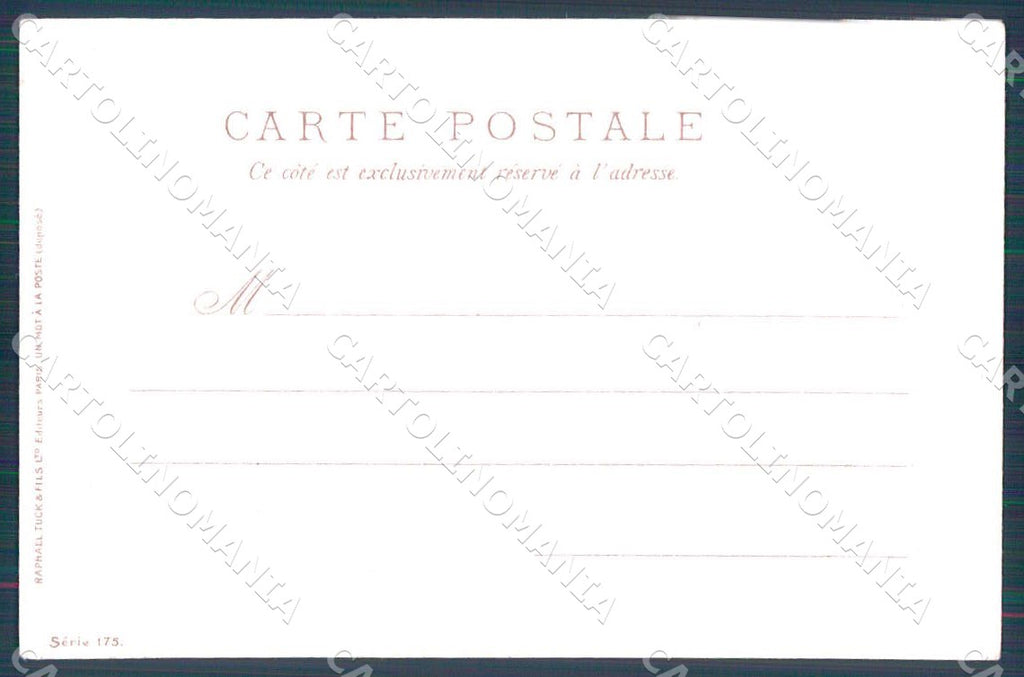 Artist Daniell E. Lady Art Nouveau Arlatte Advertising Tuck 175 postcard CT0207 – retro