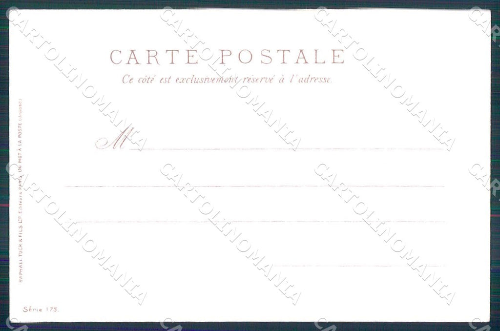 Artist Daniell E. Lady Art Nouveau Arlatte Advertising Tuck 175 postcard CT0208 – retro