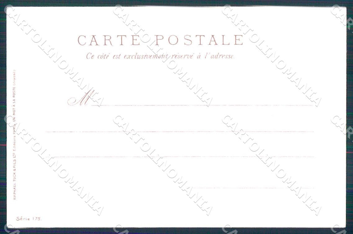 Artist Daniell E. Lady Art Nouveau Arlatte Advertising Tuck 175 postcard CT0208 – retro