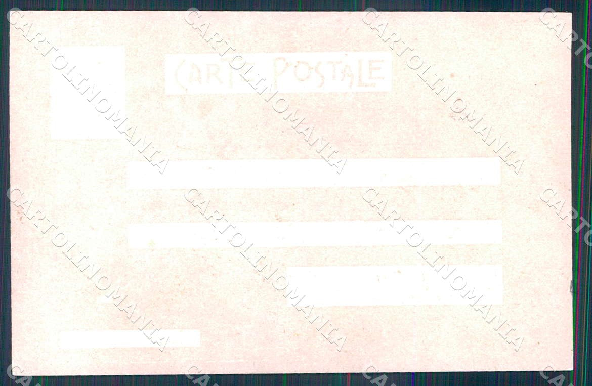 Artist Cascella Lady Fiore di Cardo Art Nouveau postcard CT0227 – retro