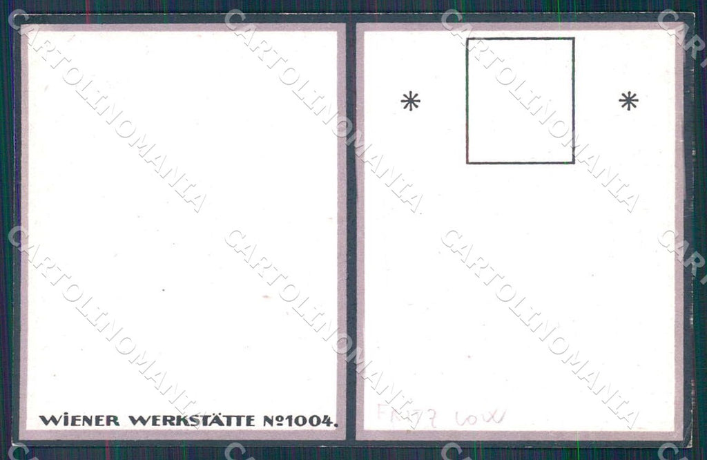 Artist Low Fritz Wiener Werkstaette Werkstatte 1004 postcard CT0229 – retro
