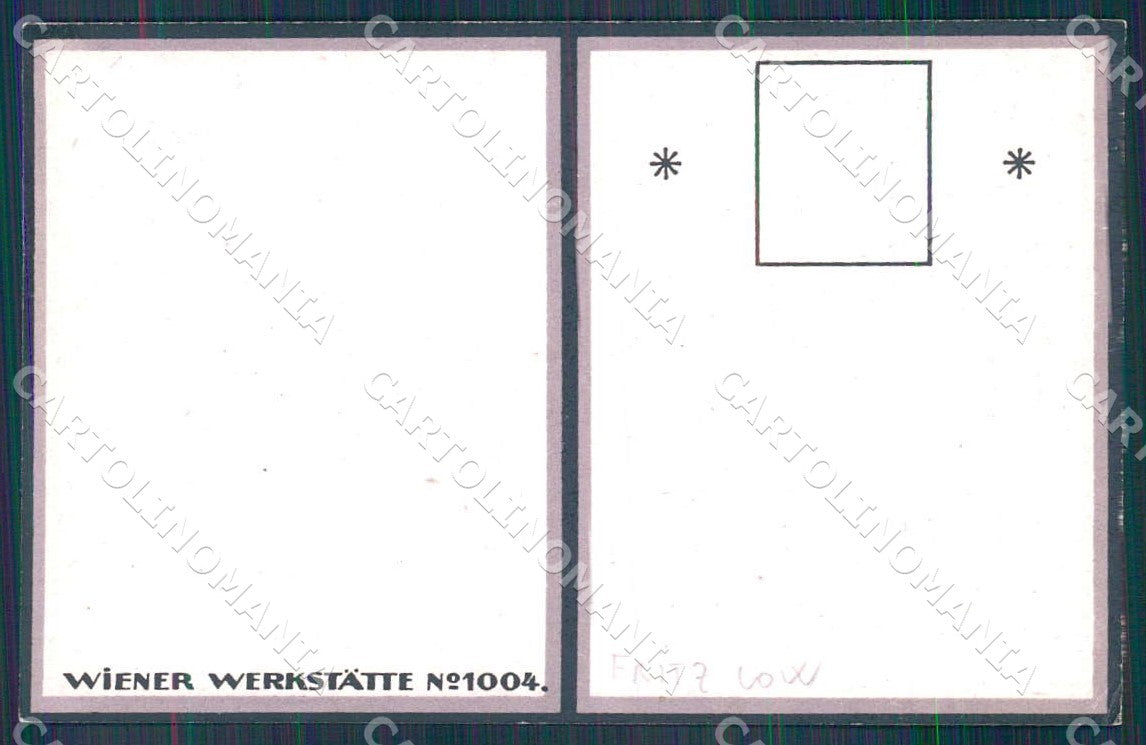 Artist Low Fritz Wiener Werkstaette Werkstatte 1004 postcard CT0229 – retro