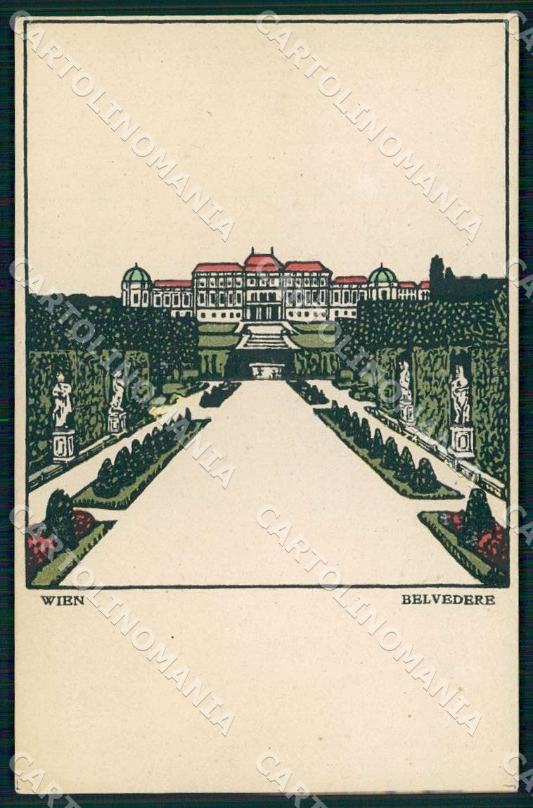 Artist Janke Urban Wiener Werkstaette Werkstatte 136 postcard CT0230 – fronte