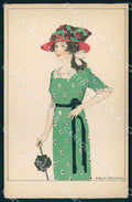 Artist Koehler Mela Wiener Werkstaette Werkstatte 586 ABRADED postcard CT0231 – fronte