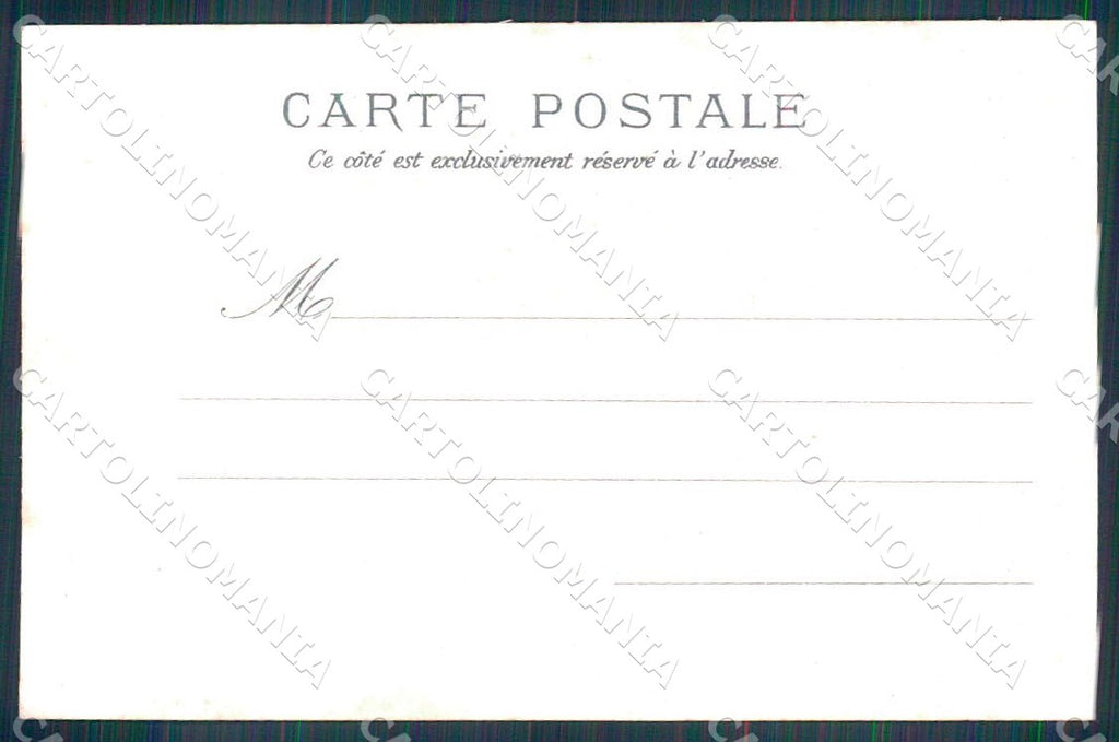 Artist Christiansen Hans Lady Art Nouveau Paris postcard CT0242 – retro