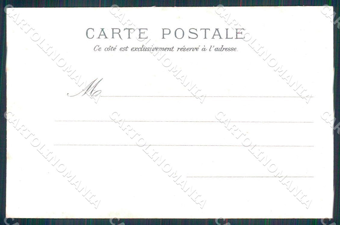Artist Christiansen Hans Lady Art Nouveau Paris postcard CT0242 – retro