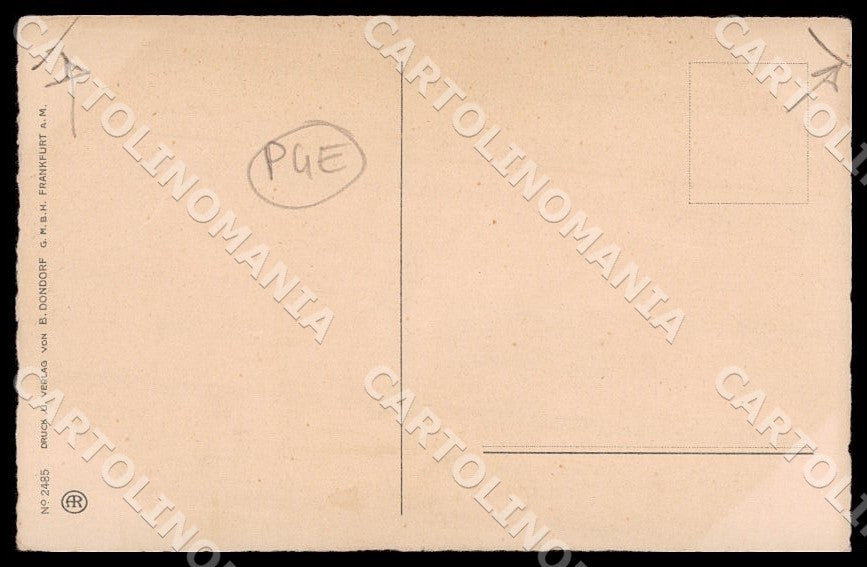 Artist Ebner Pauli Fashion Children Dondorf Roekl SMALL CREASES postcard CT0282 – retro