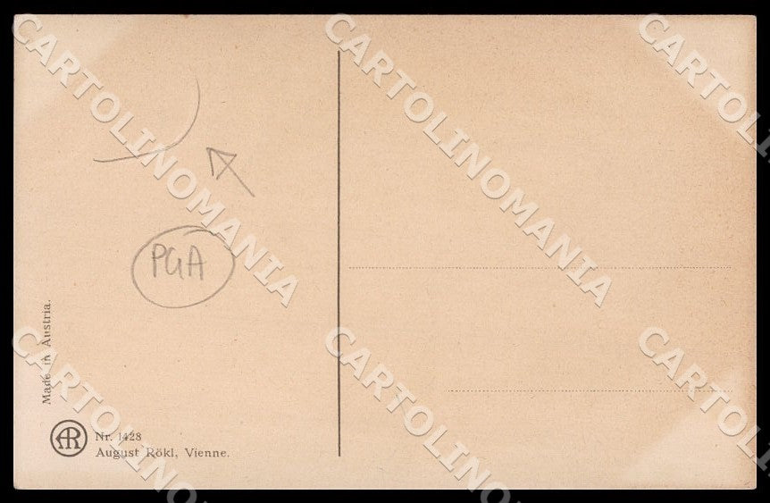 Artist Ebner Pauli Fashion Girl August Roekl 1428 SMALL CREASE postcard CT0287 – retro