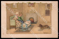 Artist Ebner Pauli Children Doll Collie Dog August Roekl 1362 postcard CT0300 – fronte