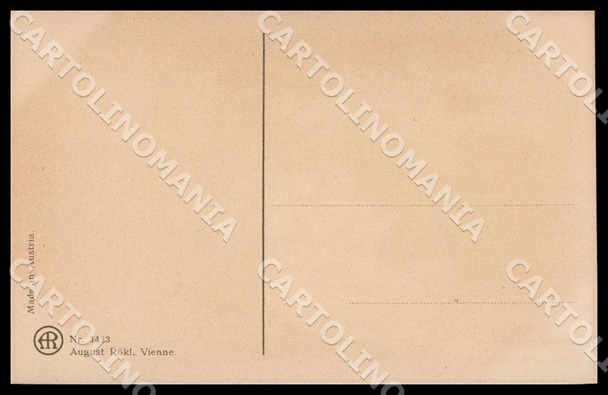 Artist Ebner Pauli Composer Mozart August Roekl 1433 postcard CT0310 – retro