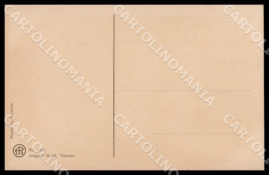 Artist Ebner Pauli Men Mozart August Roekl 1433 postcard CT0311 – retro
