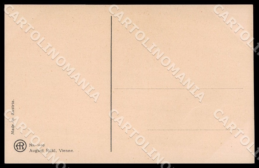 Artist Ebner Pauli Summer Children Doll August Roekl 1440 postcard CT0314 – retro