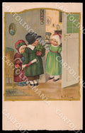 Artist Ebner Pauli Art Deco Children Dondorf Roekl 2461 postcard CT0322 – fronte
