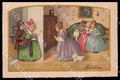 Artist Ebner Pauli Fashion Children White Dog Dondorf Roekl 2469 postcard CT0329 – fronte