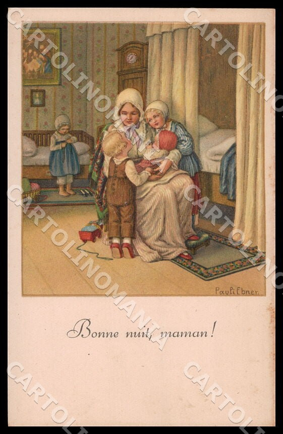 Artist Ebner Pauli Children Dondorf 1395 postcard CT0346 – fronte