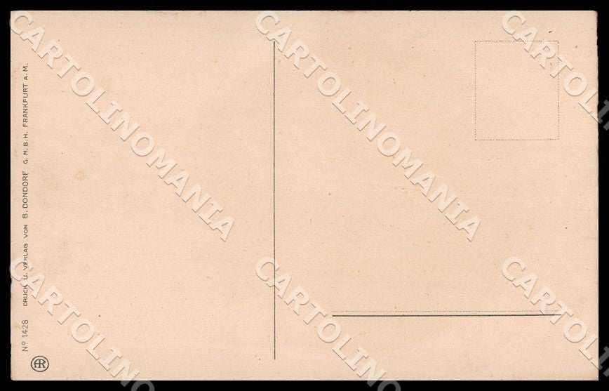 Artist Ebner Pauli Fashion Girl Dondorf Roekl 1428 postcard CT0350 – retro