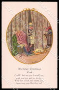 Artist Ebner Pauli Children Birthday Cat Dondorf Roekl 1428 postcard CT0351 – fronte
