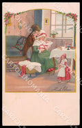 Artist Ebner Pauli Children Doll Dondorf 2823 postcard CT0360 – fronte