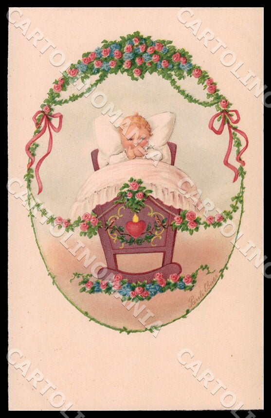 Artist Ebner Pauli Children Dondorf 3059 postcard CT0369 – fronte