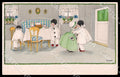 Artist Ebner Pauli Pierrot Children MM Vienne 1235 CREASES postcard CT0376 – fronte