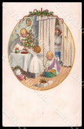 Artist Ebner Children Christmas Angel MM Vienne SMALL CREASES postcard CT0392 – fronte