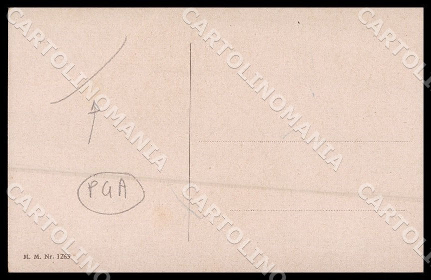 Artist Ebner Pauli Couple MM Vienne SMALL CREASE postcard CT0394 – retro