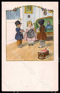Artist Ebner Pauli Children Doll MM Vienne 1202 SMALL CREASE postcard CT0409 – fronte