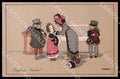 Artist Ebner Pauli Fashion Children New Year MM Vienne 607 postcard CT0425 – fronte