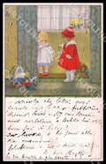 Artist Ebner Pauli Children Doll MM Vienne 878 CREASE postcard CT0442 – fronte