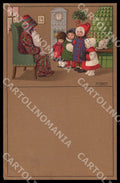 Artist Ebner Pauli Children Christmas Sata Claus MM Vienne 896 postcard CT0443 – fronte