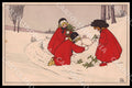 Artist Ebner Pauli Art Deco Children Christmas MM Vienne 468 postcard CT0453 – fronte